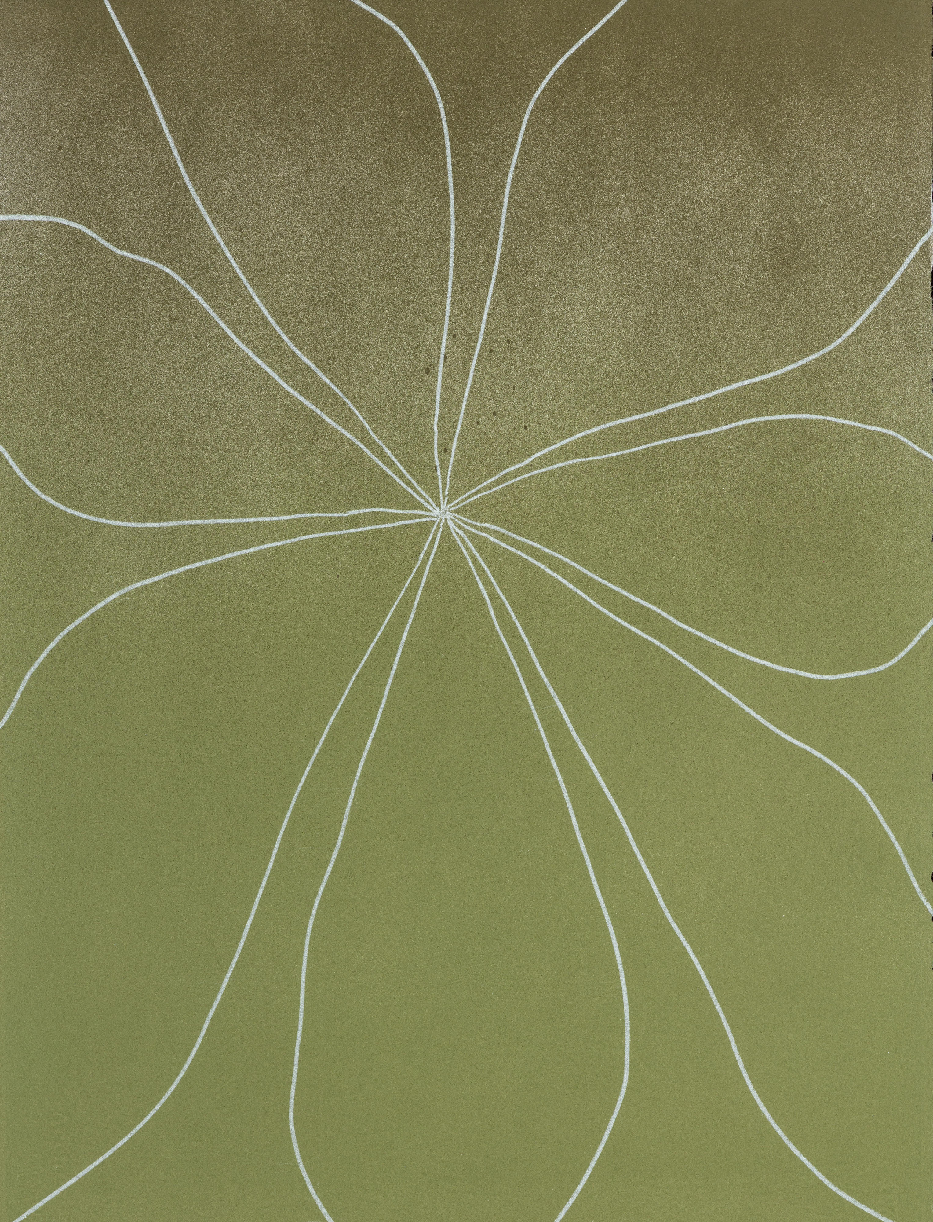 Expansion Portrait in Olive, (Floral)